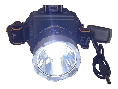 Linterna Frontal Led De Cabeza Recargable 1600 Lúmenes