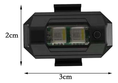 2 Set Drone Luz Estroboscópica Señal Flash Luz Drone Luz