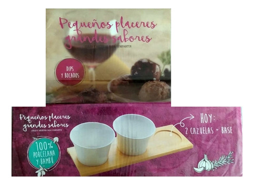 Pequeños Placeres Grandes Sabores - 2 Cazuelas + Base