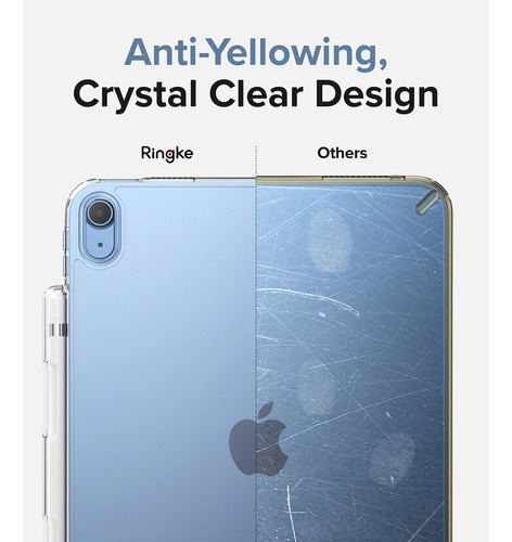Estuche Funda | Ringke Fusion | Para Apple iPad 10 Gen 2022 | Décima Generación | Pantalla De 10.9 | Color Claro / Transparente | Protección Antichoque | Soporta Correas