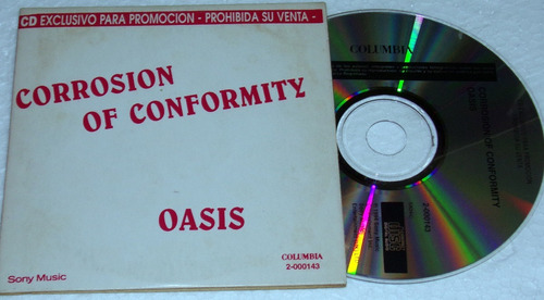 Corrosion Of Conformity Oasis Cd Single Promo Kktus