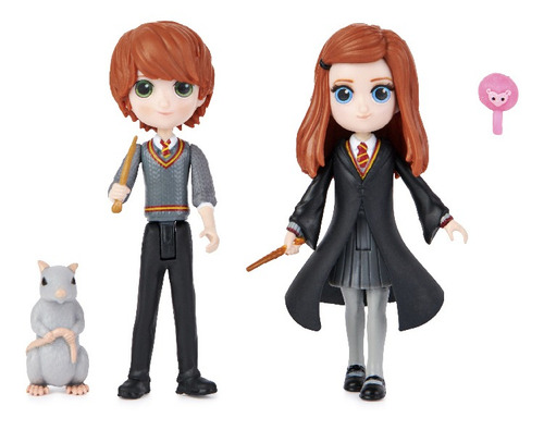 Wizarding World, Set De Magical Minis Ron Y Ginny Weasley