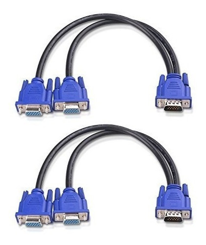 Cable Matters 2-pack Vga Splitter Cable (vga Y Splitter)