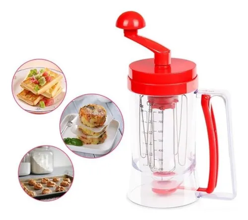 Mezclador Y Dispensador De Cocina Para Masa Batidor Manual