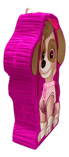 Piñatas Pequeñas De 40 Cm Para Entrega Inmediata Fucsia Skye Paw Patrol Chica