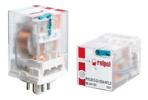 Rele 11 Pines Redondos Relpol 10amp 24vdc