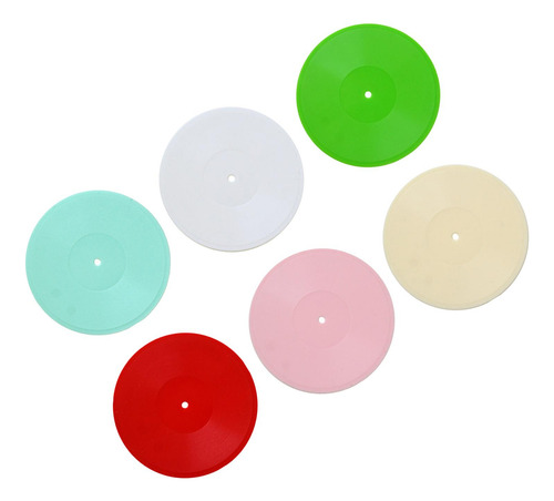 3 Modelo De Discos En Miniatura Para Casa De Color Sólido