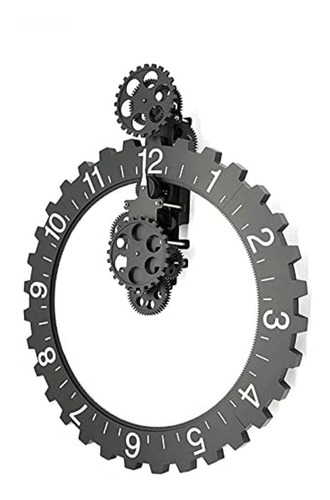 Reloj De Pared De Engranaje Estilo Moderno