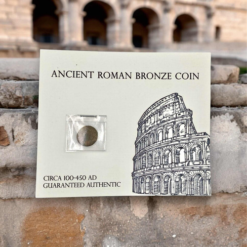 Moneda Antigua Del Imperio Romana 100 - 450 Después D Cristo (Usado)