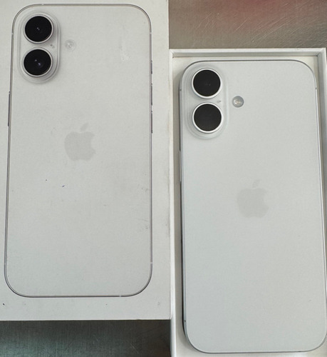 Apple Iphone 16. 100% De Pila. At&t. 128gb Color Blanco Blanco (Usado)