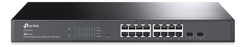 Switch Tp-link 16 Puertos Gigabit + 2 Sfp Sg2218 Jetstream