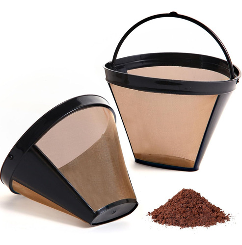 Filtros De Café Reutilizables De Cono N.º 4 Para Ninja