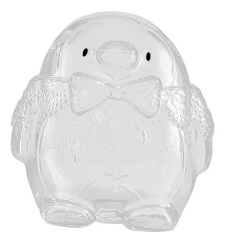 Hucha Transparente, Caja De Dinero De Pingüino, Estatuilla