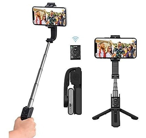 Trípode Selfie Stick Estabilizador De Cardán De 1 Eje...