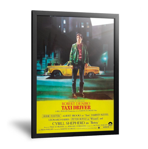 Cuadro Taxi Driver Afiches De Películas Retro Vintage 20x30