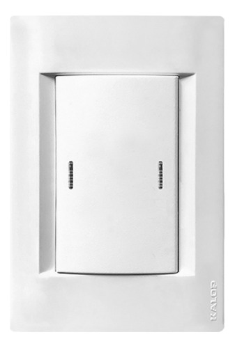 Llave De Luz Kalop Armada Civil Teclón Combinación Blanco