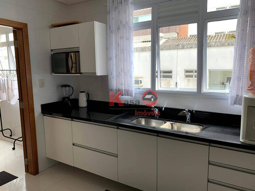 Imagem 8 de 30 de Apartamento Com 3 Dormitórios À Venda, 151 M² Por R$ 1.200.000,00 - José Menino - Santos/sp - Ap10231