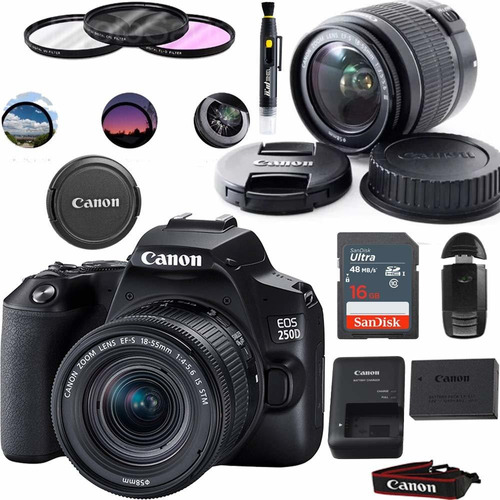 Canon Eo Rebel Sl Camara Dslr Ef In Stm Lens Basic Bundle