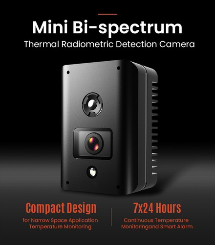 Imagen 6 de 6 de Mini Cámara Termográfica Biespectro Sunell Sn-d2-f