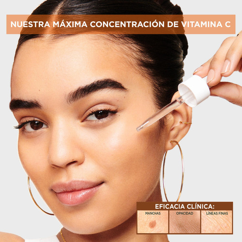 Sérum Noche Express Aclara Vitamina C Garnier Skin Active