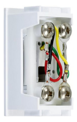 Módulo Tomada Conector Entrada Rj11 4 Vias Para Telefone