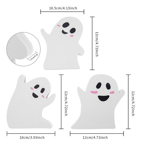 Adorno De Fantasma B Horror Ghost Crafts For Decoración Del