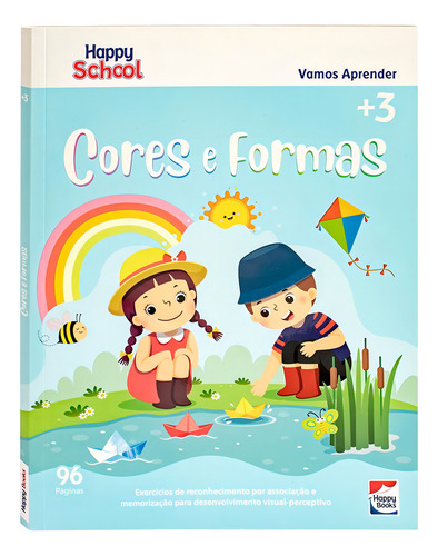 Hs Cartilha De Alfabetização: Cores E Formas, De Wonderhouse. Editora Happy Books, Capa Mole, Edição 1 Em Português, 2023