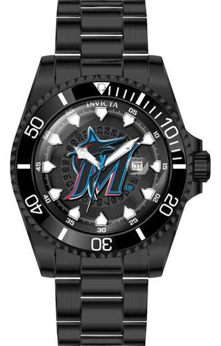 Reloj Invicta 43468 Para Hombre Mlb Miami Marlins De Cuarzo