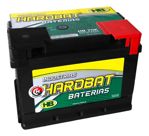 Baterias Hardbat 12x70 Ford Focus 1,6 2,0 Nafta