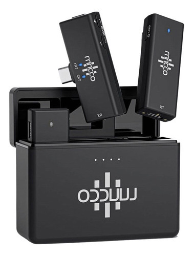 Sistema Microfone Sem Fio Luucco Protalker S2 Lapela Preto