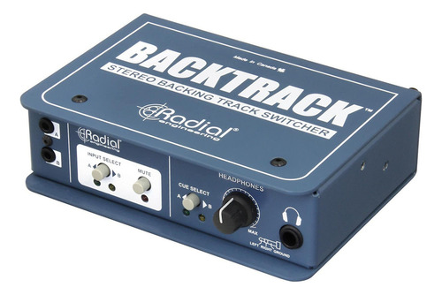 Caja Radial Backtrack 2-ch, Direct Box Y Conmutador Audio