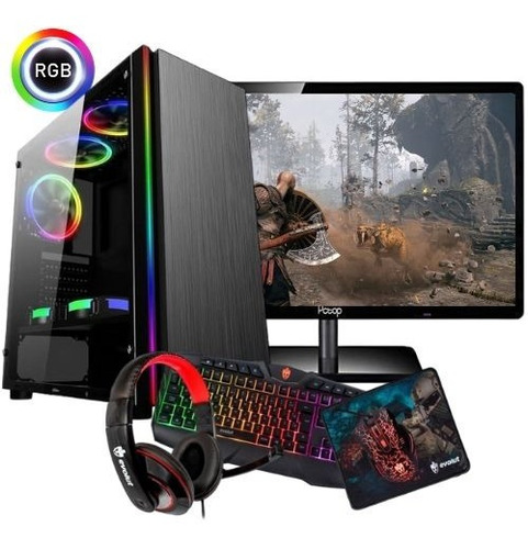Imagem 1 de 1 de Pc Gamer Completo A6 7480 / 4gb / 320gb / Frete Grátis.