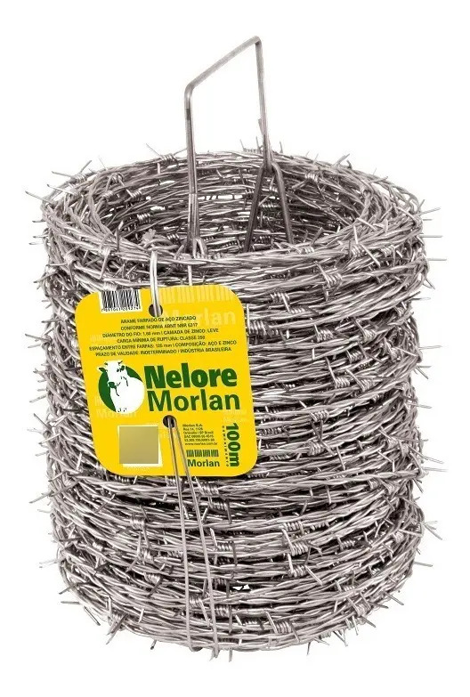 Arame Farpado Para Cerca Nelore 100m Morlan