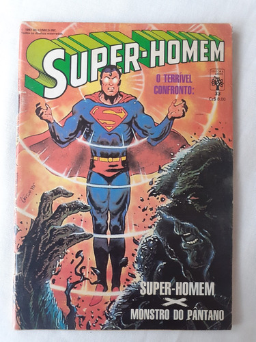 Super-homem Nº 33 - 1º Série - Editora Abril - 1987