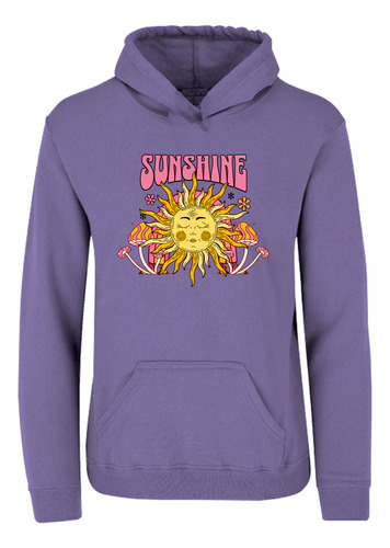 Sudadera Gorro Y Cangurera Diseño Sunshine - Dibujo Sol