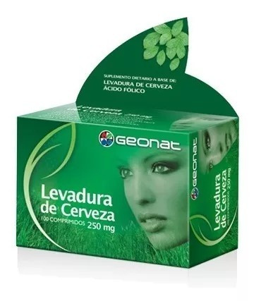 Levadura De Cerveza 250mg X 100 Comp Geonat