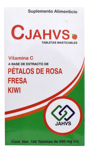 Vitamina C Jahvs - Tabletas En Frasco De Suplemento 90u Natural