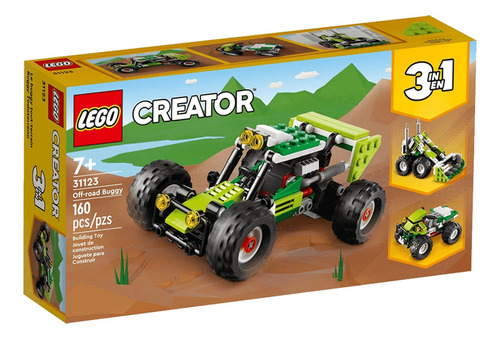Brinquedo Lego Creator 3 Em 1 Buggy Trator Quadriciclo 31123