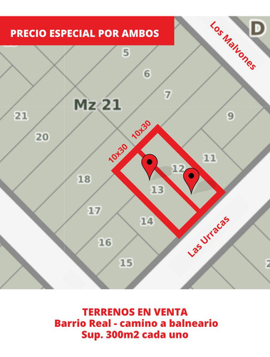 Terrenos En Venta En Barrio Real En Junin