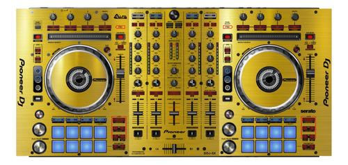 Adesivos Skin Gold P/ Controladora Pioneer Ddj-sx Ou Sx2 Sx3