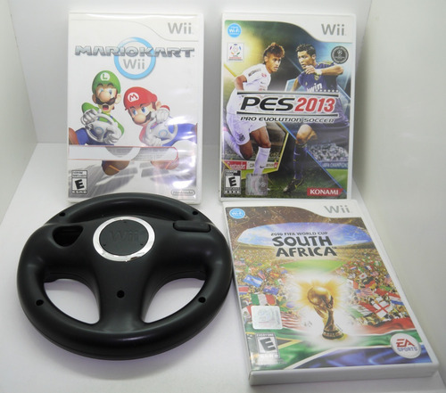 Nintendo Wii Mini +3 Juegos Originales +volante