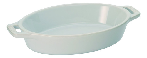 Staub Plato Ovalado Blanco Cm) Ceramica Fuente Para Gratinar