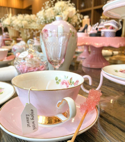 Alquiler De Vajilla Premium Y Vintage Te- Tea Party - Candy