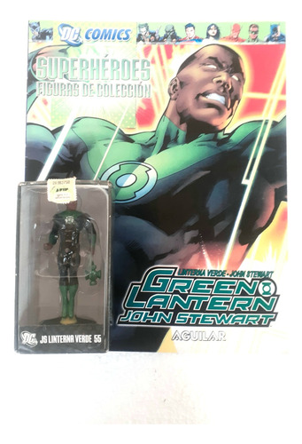 Revista + Figura De Plomo Dc Comics Linterna Verde #55