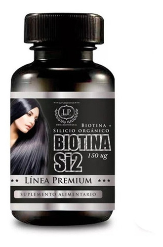 Biotina + Silicio - 90 Capsulas - 3 Meses De Tratamiento