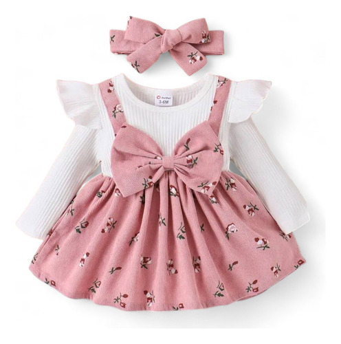 Vestidos De 2 Piezas Con Diseños Estampados Para Niñas