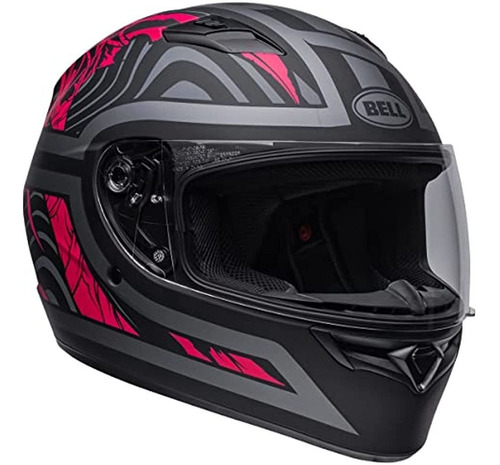 Casco Integral Bell Qualifier (rebel Matte Black/pink - Medi