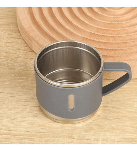 Botella Tipo Termo , De Acero Inoxidable, Con Tazas.