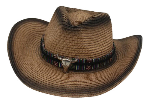 Sombrero De Vaquero Occidental De Moda, Sombrero De Paja De