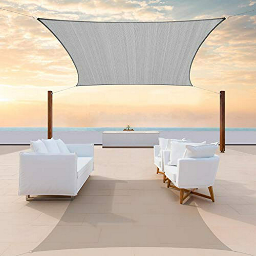 Colourtree, 8 'x 12', Gris Rectangular, Parasol, Toldo, Told